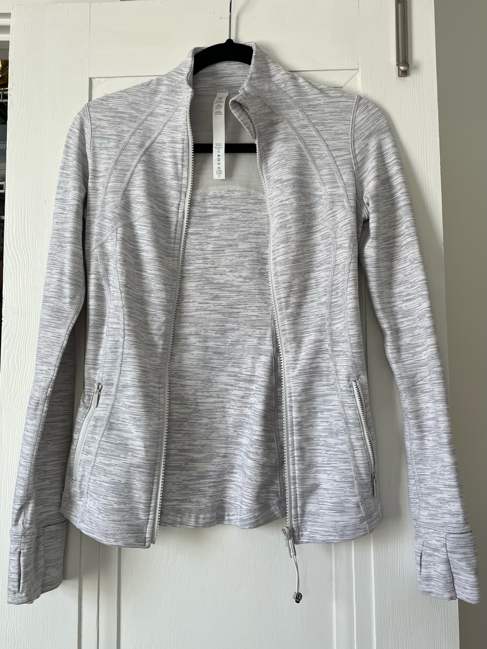 lululemon athletica Light Gray Heather Full-Zip Utility Jacket